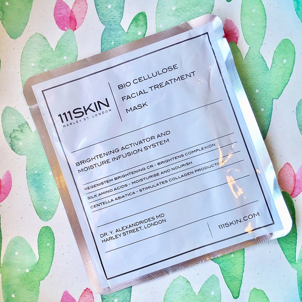 🚺 $32 111 SKIN LUXURY BIO CELLULOSE FACE MASK HYDRATING ANTI AGINGS WRINKLES